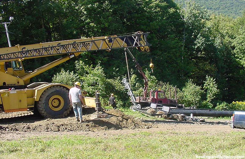 Installation of the West Quad in 2003
