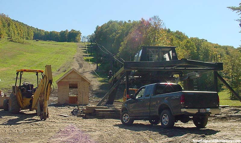 Installation of the West Quad in 2003