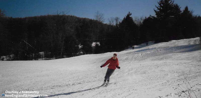 The West T-Bar (background) in the 1980s