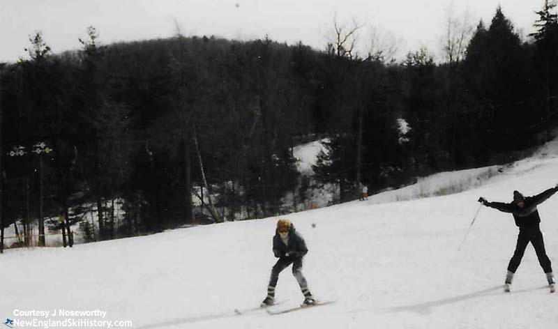 The West T-Bar (background) in 1982
