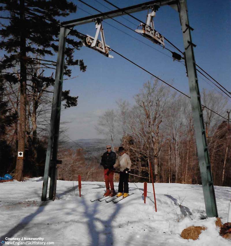 The West T-Bar in 1985