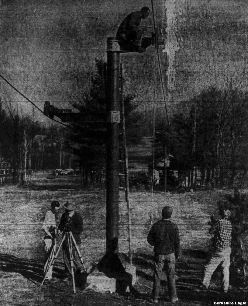 Construction of the Russell T-Bar (November 1956)