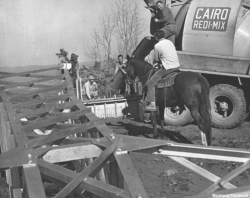 Construction of the Summit Double circa 1962