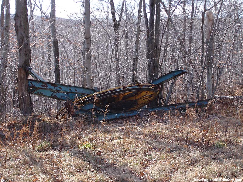 Remains of the Upper T-Bar in 2005