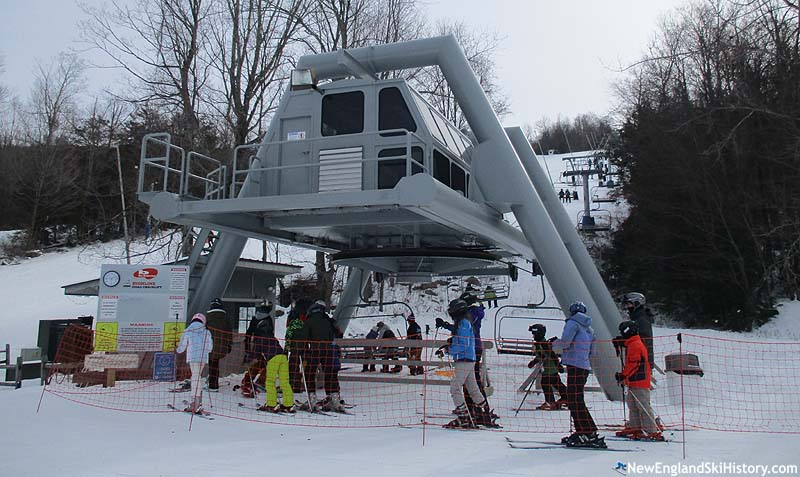 Highline Quad - Butternut - NewEnglandSkiHistory.com