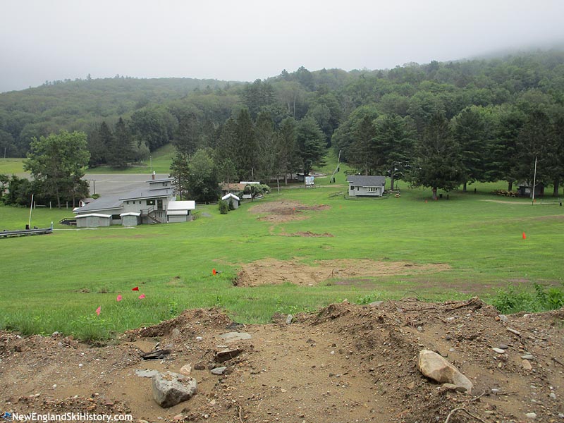 The former lift line (July 2021)