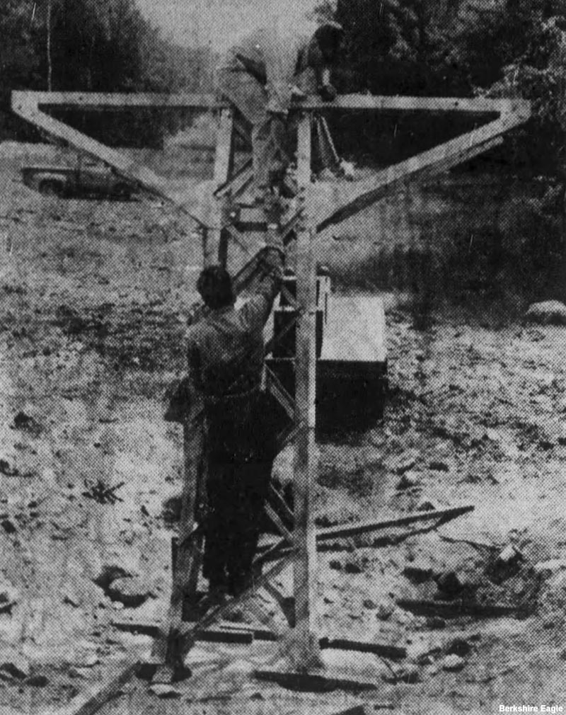 Construction of the lift (September 1963)