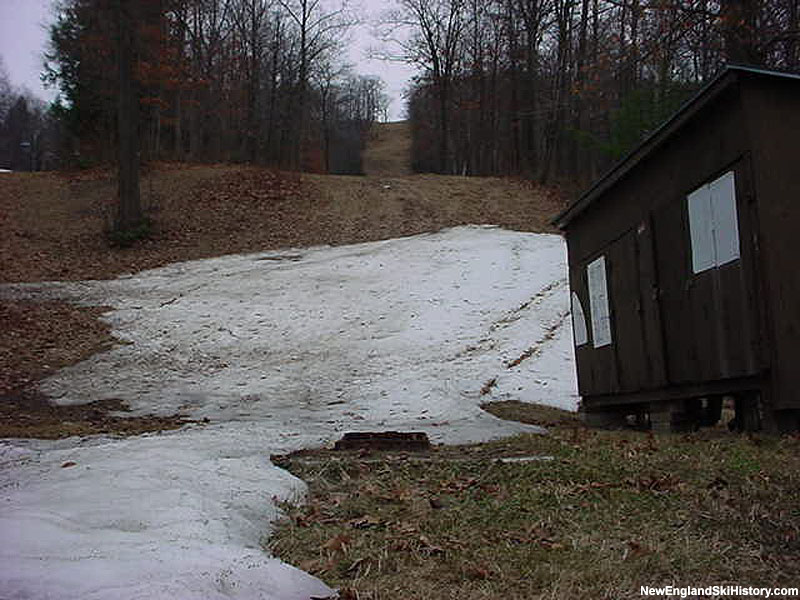 The former base building of the Macomber T-Bar