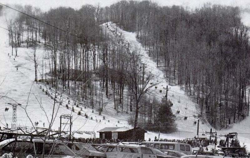 The base terminal (left) circa the 1970s