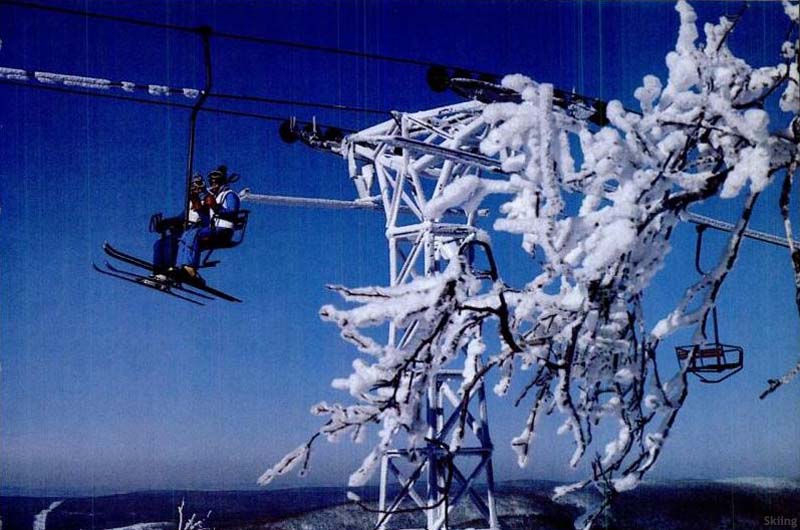 The lift line circa 1980