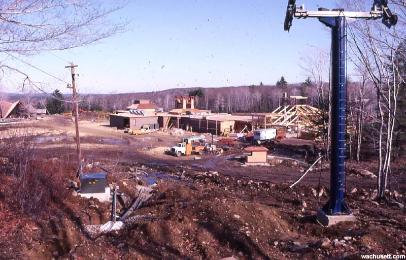 The Nor'Easter chairlift prior to being upgraded to triple