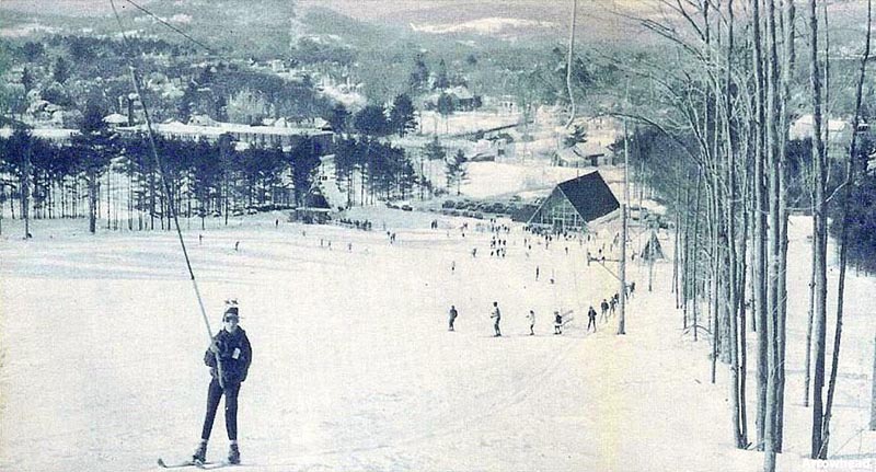 The lift line circa the 1960s