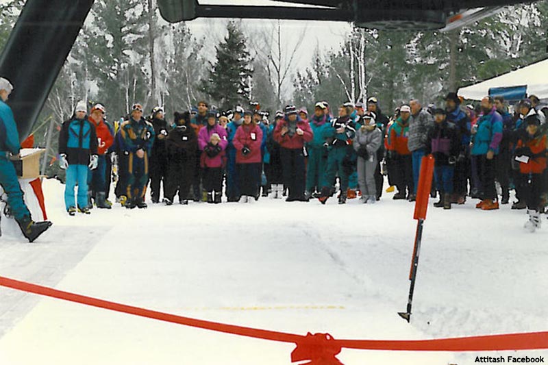 The grand opening of the Abenaki Quad circa 1994