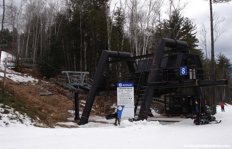 The original Abenaki Quad base terminal in 2006