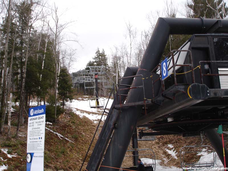 The original Abenaki Quad base terminal in 2006