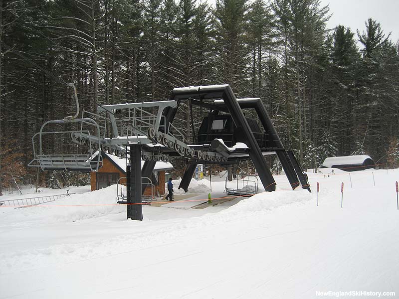 The newly relocated Abenaki Quad bottom terminal in 2008