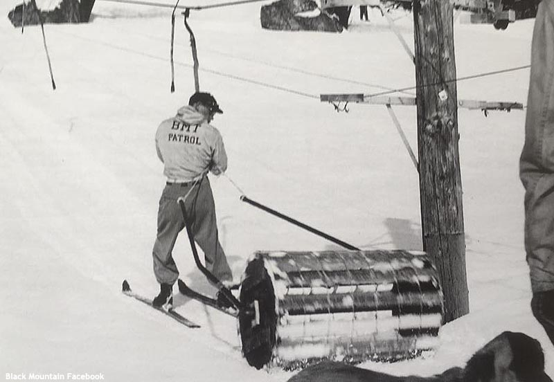 The lift prior to the installation of Js