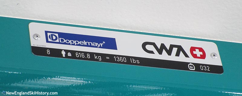 Cabin capacity tag (March 2022)