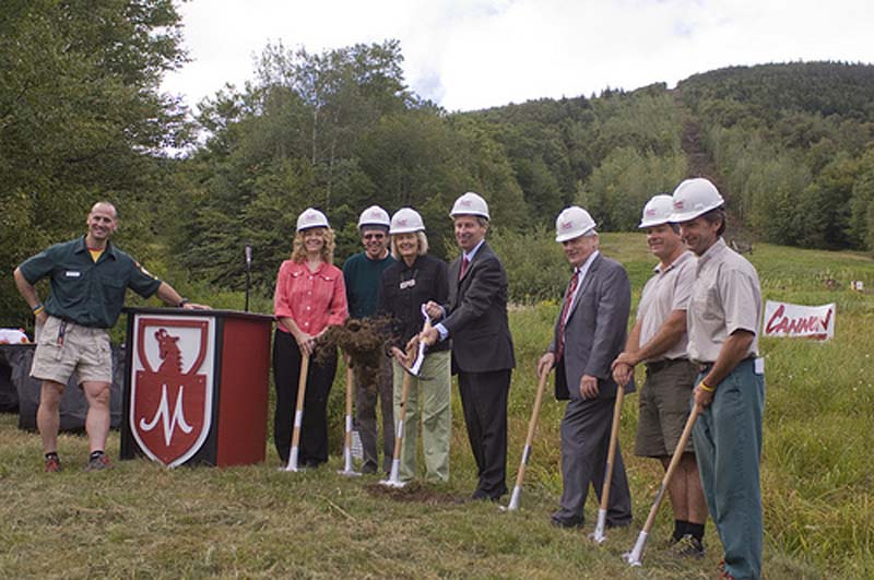 Mittersill Double groundbreaking Governor John Lynch in 2010
