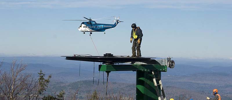 Mittersill Double Chairlift installation in 2010