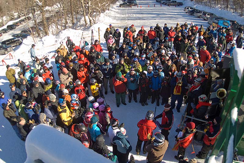 Mittersill Double Chairlift dedication with Governor John Lynch, January 17, 2011