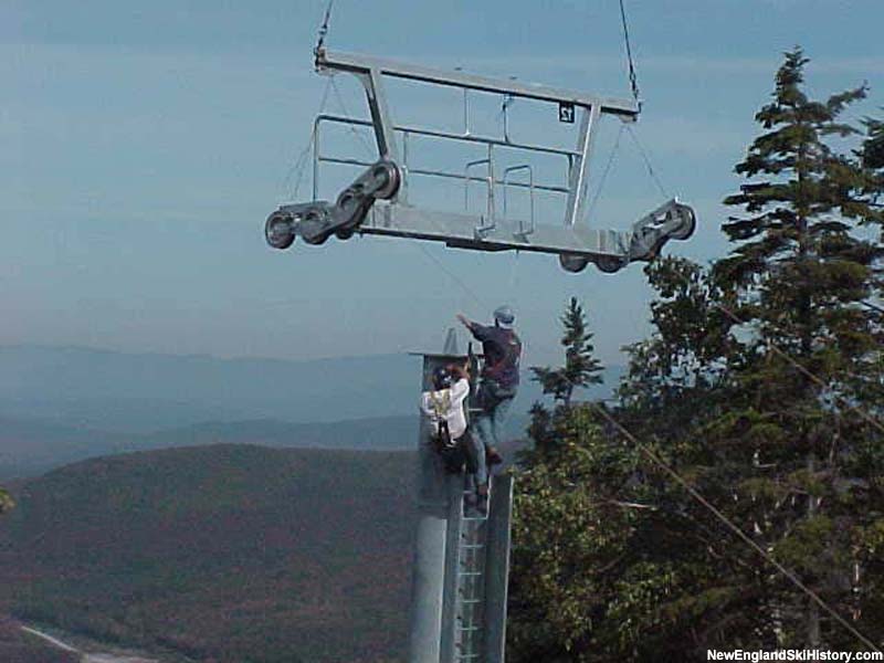 Peabody Express Quad installation in 1999
