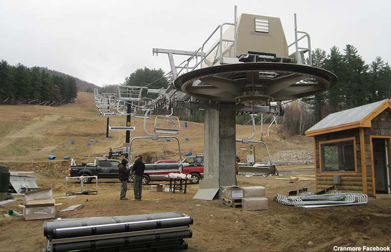 Installation of the South Quad in 2010