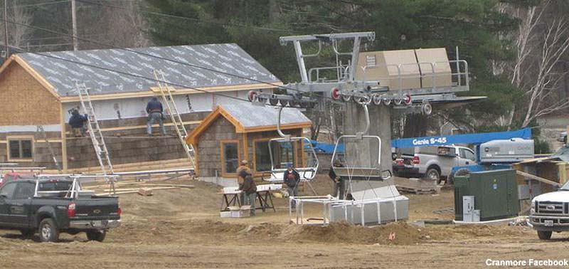 Installation of the South Quad in 2010