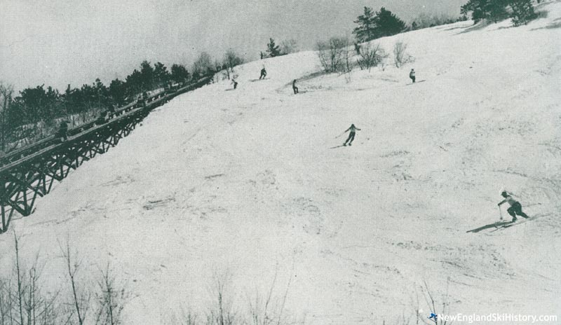 The lift line circa the 1940s or early 1950s