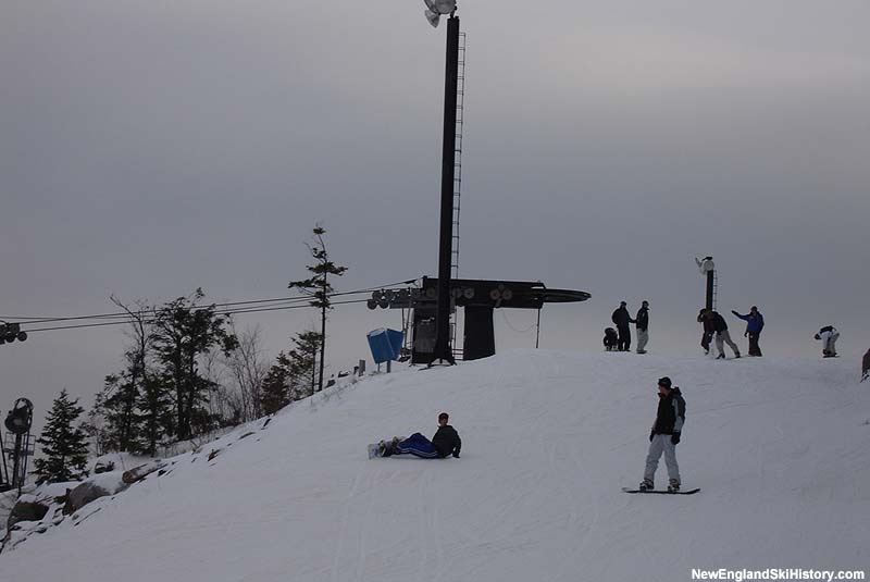 The top of the Summit Quad in 2005