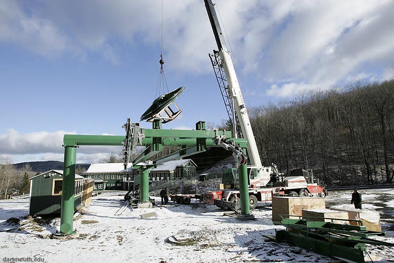 Installation of the new base terminal (2005)
