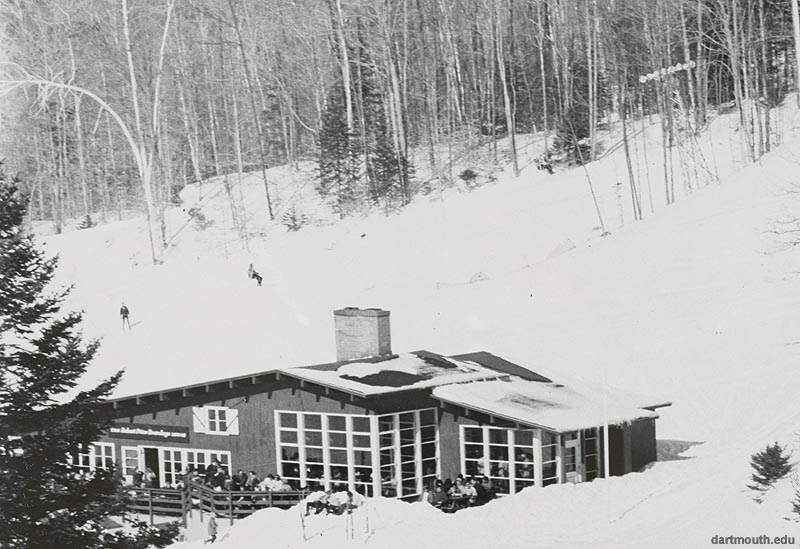 The lift line circa the 1970s