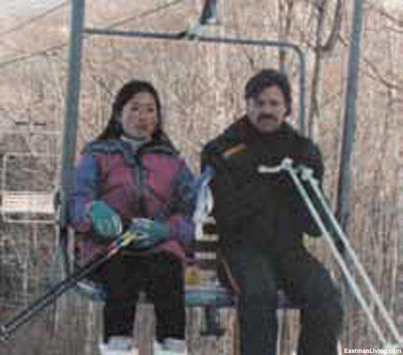 The double chair circa the 1980s or 1990s