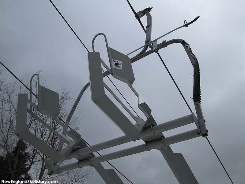 A bike carrier on the Summit Triple in 2014