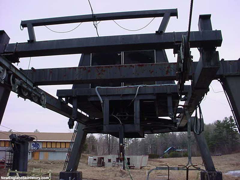 The idle triple chairlift in 2002