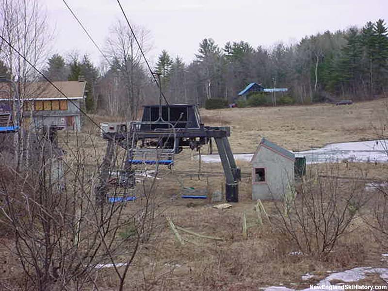 The idle triple chairlift in 2002