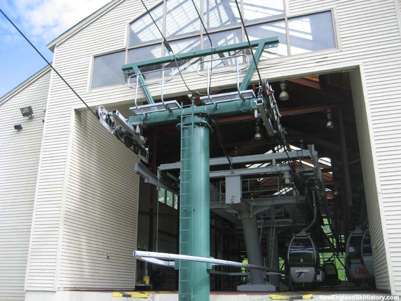 The Loon Gondola bottom terminal in 2009