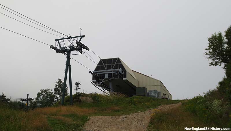The Loon Gondola top terminal in 2012