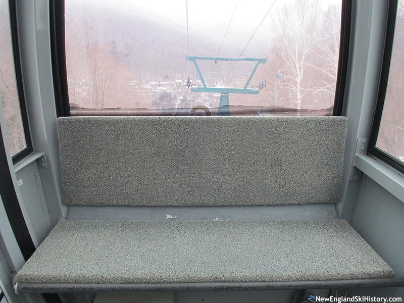 An original gondola cabin (April 2018)