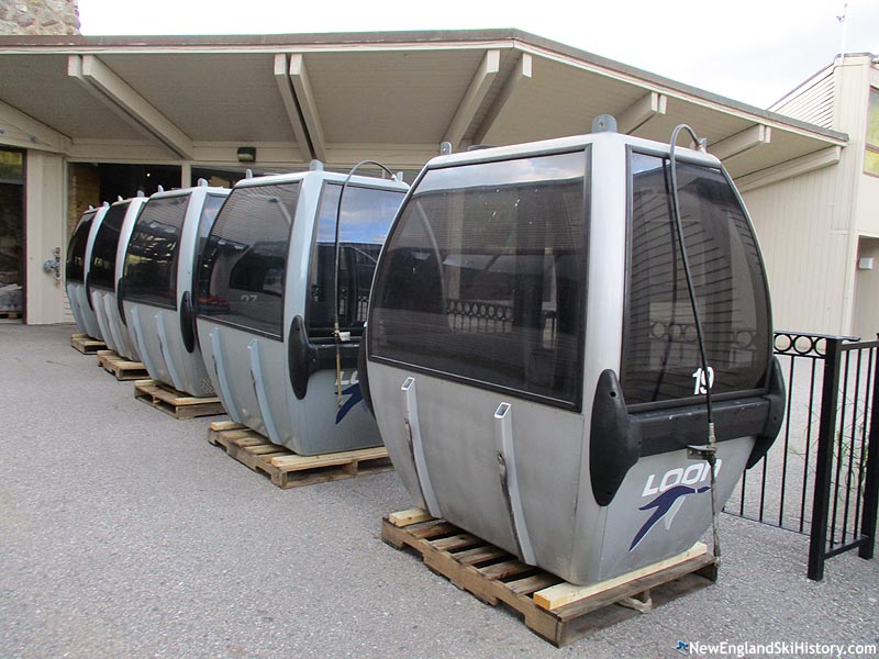 Old gondola cabins (August 2018)