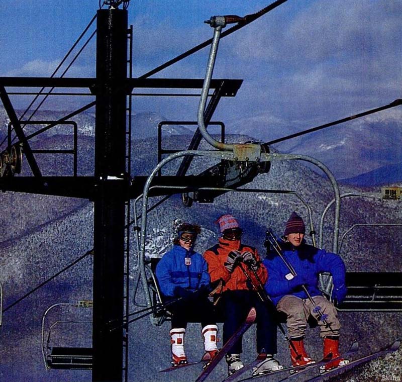 The North Peak Triple circa the 1980s