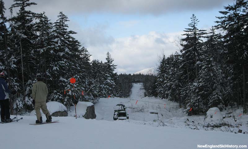 The future Tote Road Quad lift line in 2007