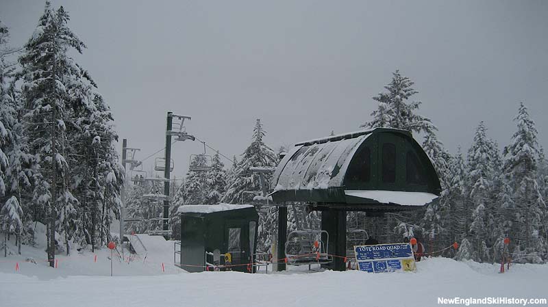 The Tote Road Quad east terminal in 2008