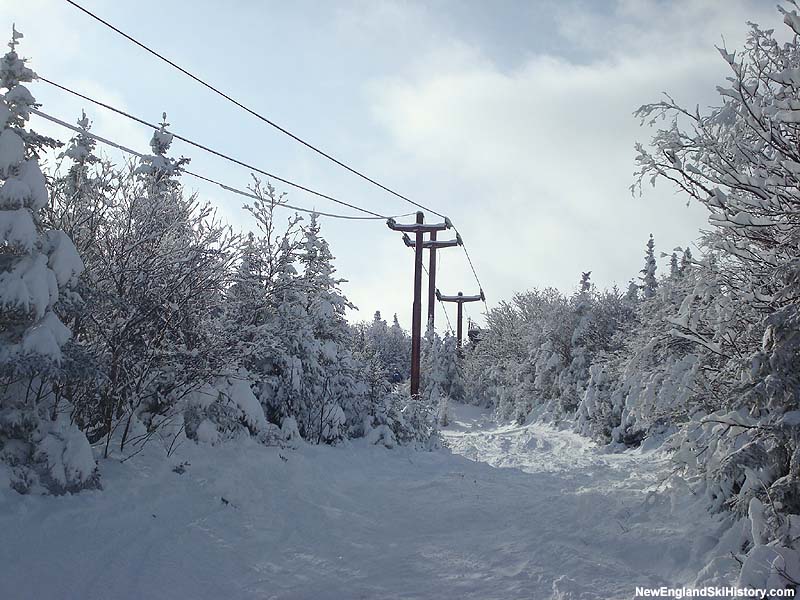 The old Mittersill Double Chair in February 2008