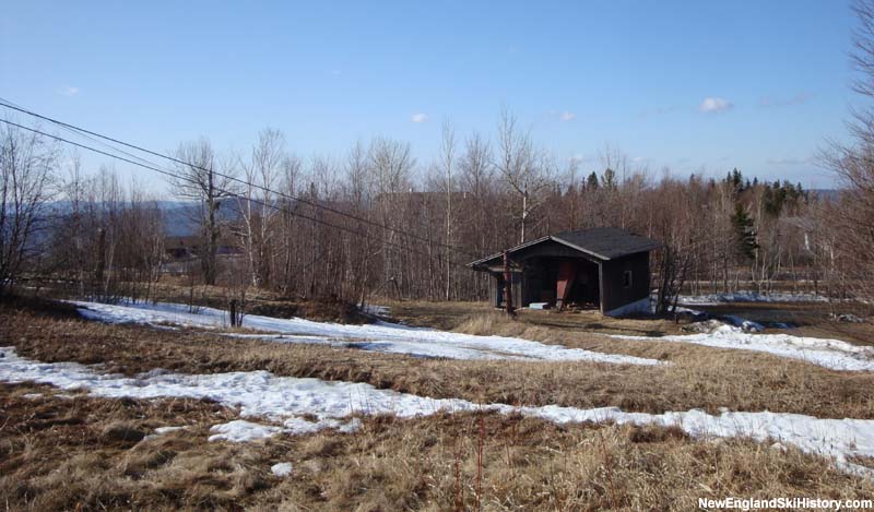 The old Mittersill Double Chair base terminal in March 2009