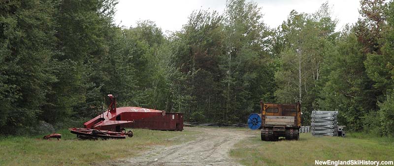 The old Mittersill Double Chair base terminal in September 2010