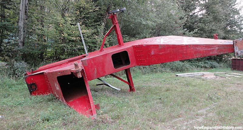 The old Mittersill Double Chair base terminal in September 2010