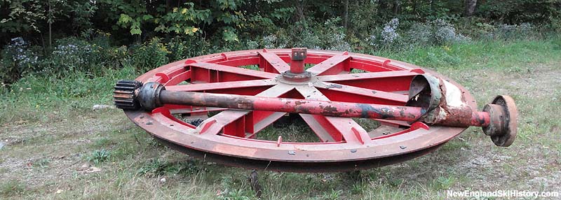 The old Mittersill Double Chair base terminal in September 2010