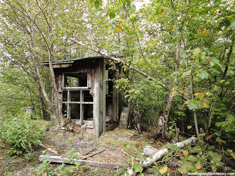 The 1500' T-Bar top shack in 2010