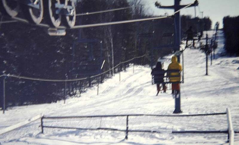 The double chairlift circa the 1970s